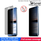 IMAK 3D Curved Privacy Anti-glare Tempered Glass Film